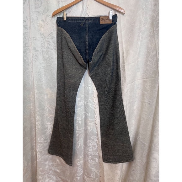 Von Dutch sz 29, chaps style, two-tone jeans - Picture 8 of 9